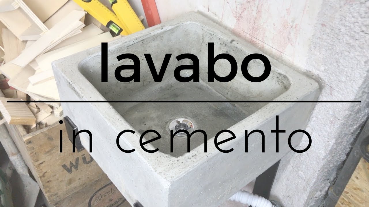 Fai da te - Lavandino in cemento sospeso