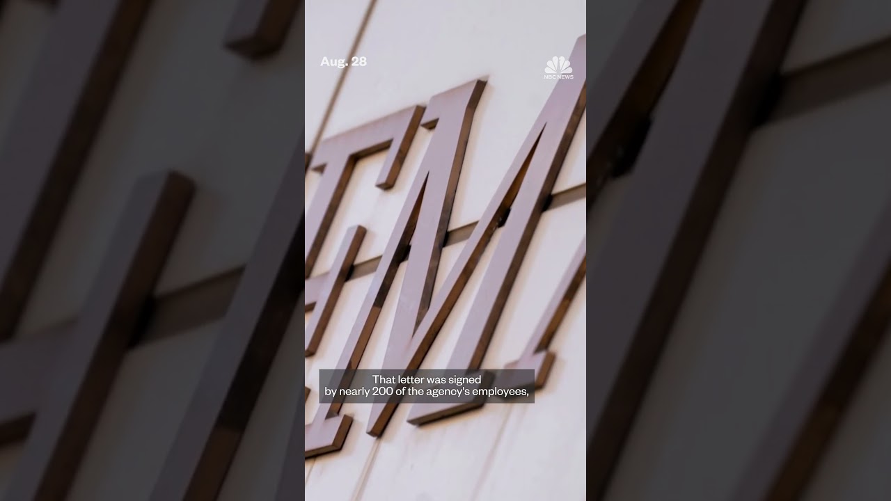Several FEMA employees have been placed on leave after publicly criticizing the Trump administration