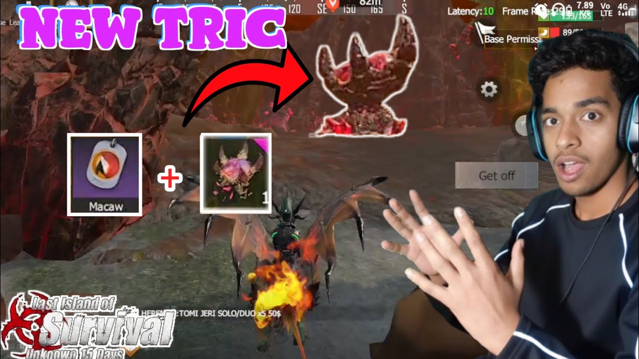 Best trick for kill new monster and unlock two item 😱😱#lastislandofsurvival
