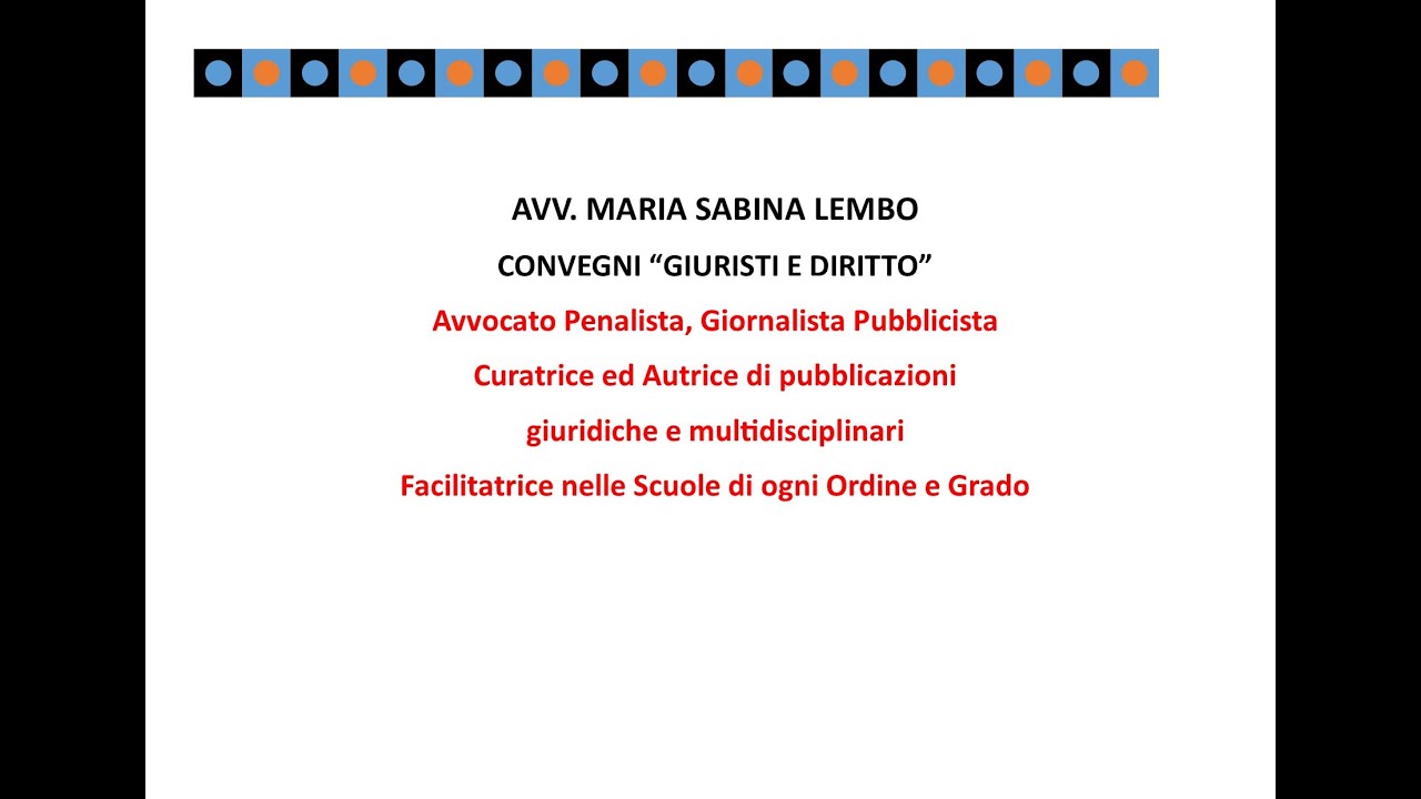 STALKING o ATTI PERSECUTORI - CONVEGNO 22 marzo 2011 POTENZA