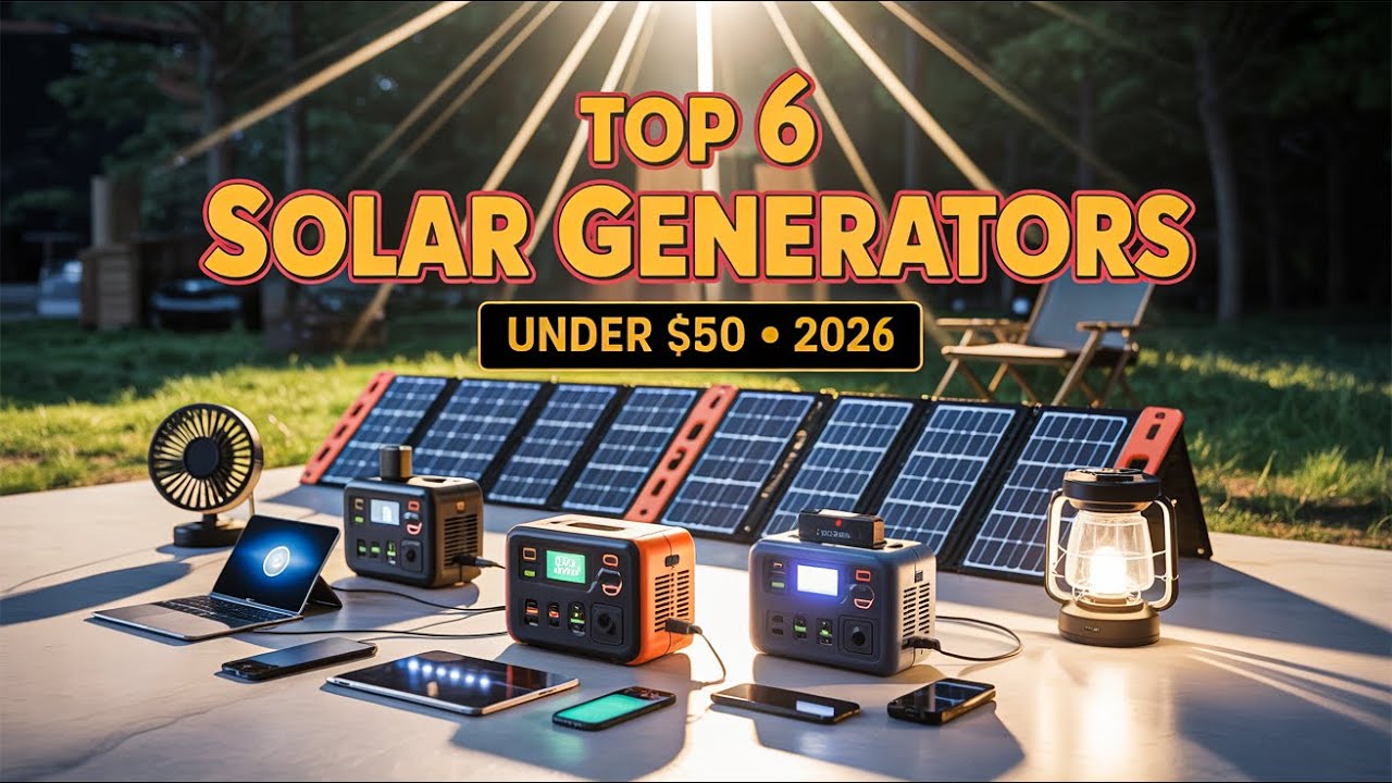 Top 6 Best Solar Generator Under $500 2026!