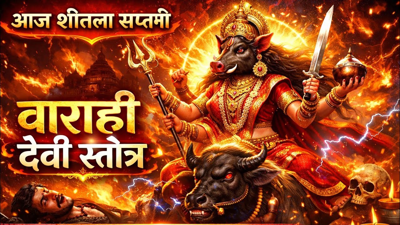 आज शीतला सप्तमी पर सुनें शक्तिशाली वाराही देवी स्तोत्र | Varahi Devi Stotra | सभी संकट दूर होंगे