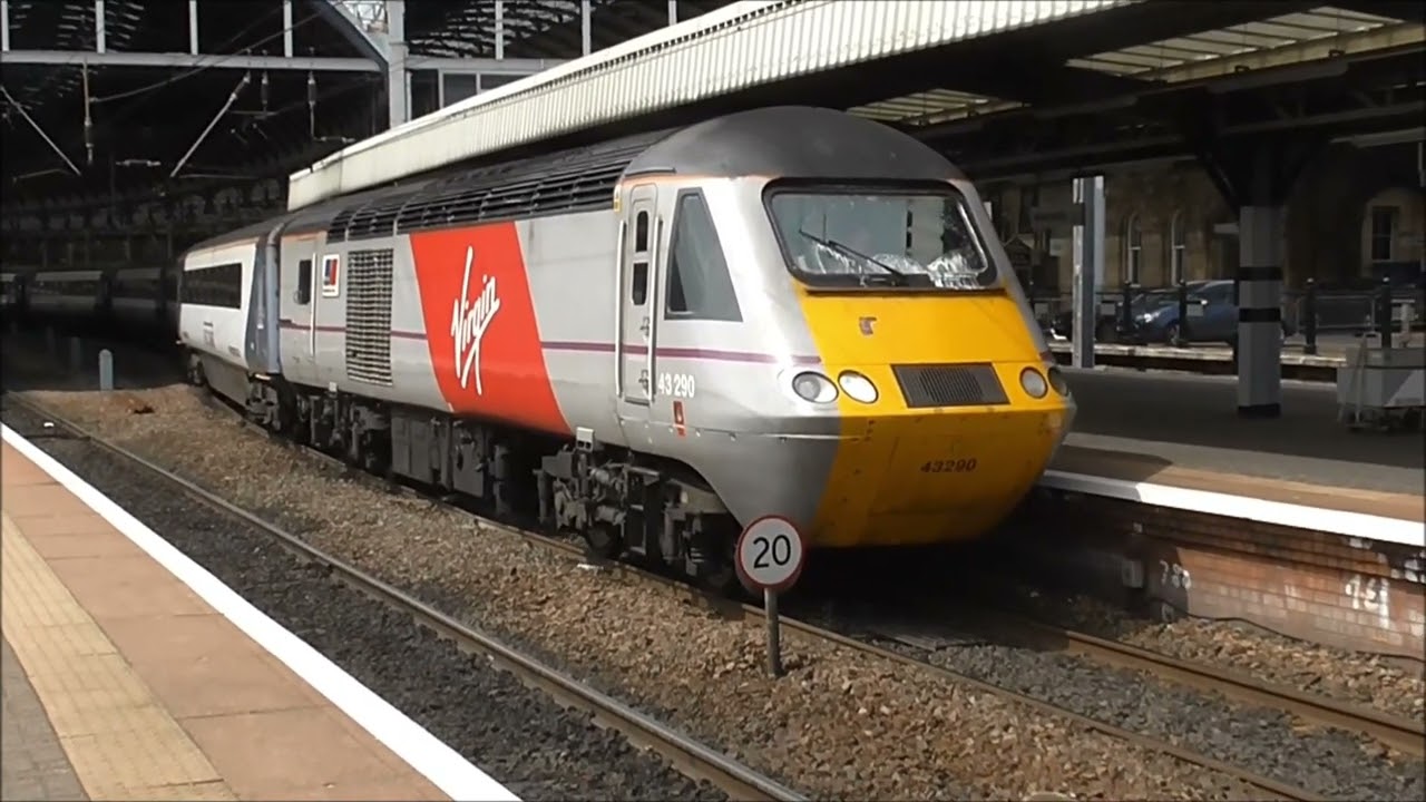 REMADE - Trains at Cramlington Station and Newcastle Central Station on 2nd May 2015 Full HD!