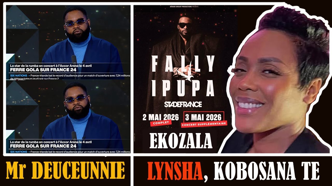 🔴FALLY IPUPA STADE DE FRANCE LA SEXY LYNSHA EN PARLE, FERRE MONSIEUR DEUCEUNNIE AYOKISI BISO SONI
