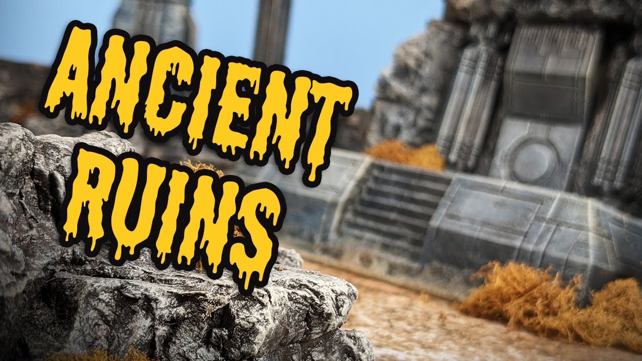 I built a full set of Necron Ruins!