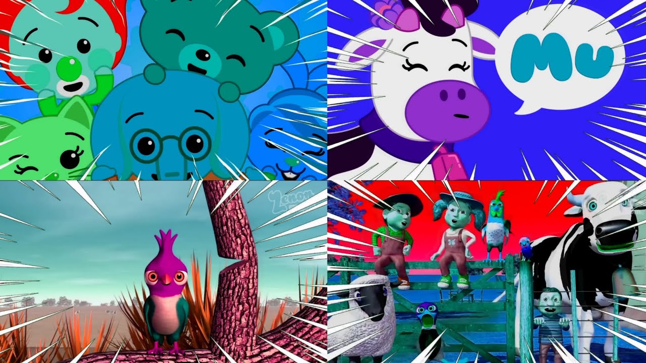 Plim Plim Family Na Nanna NaNa X En LA Granja Muuuu Muuu X Miss Birdie Gaita X Pig Went Out For Walk