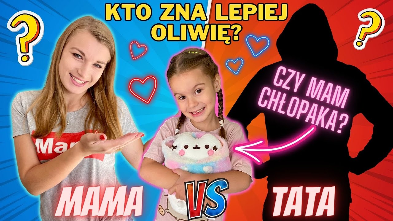 Kto bardziej zna Oliwię?💖 Mama VS Tata🤩🔥