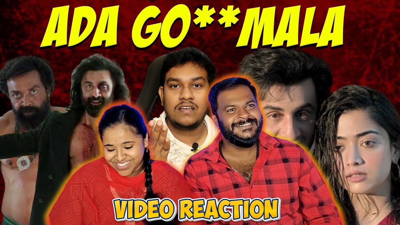 Animal Movie Roast🔥🔥 Ada Go**mala🤣 | Ranbir Kapoor | Rashmika | Tamil Couple Reaction