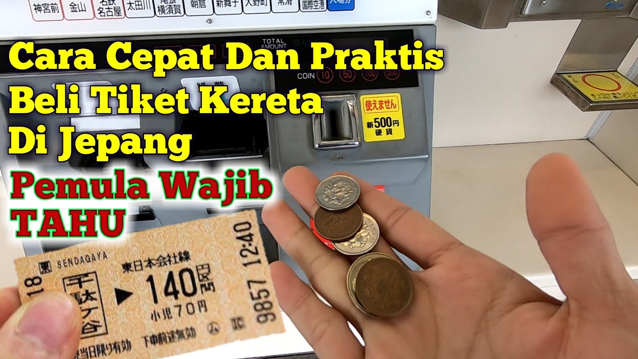 CARA BELI TIKET KERETA DI JEPANG | TUTORIAL CARA BELI TIKET KERETA DI JEPANG