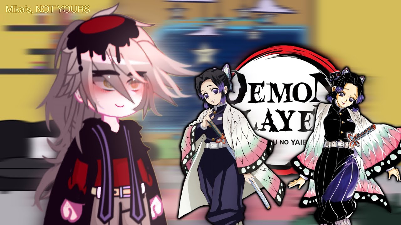 ~Uppermoons + Muzan react to the Butterfly Sister’s [] Shinobu [] 1/3 [] no ships [] KNY GRV [] mika