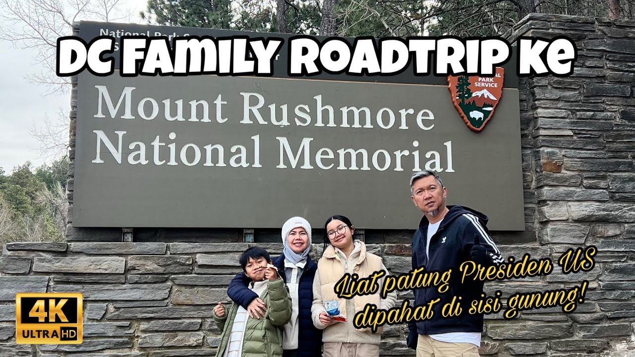 Jalan2 Liat Patung Presiden US Dipahat di Sisi Gunung | Mount Rushmore | Keluarga Indo di Amerika