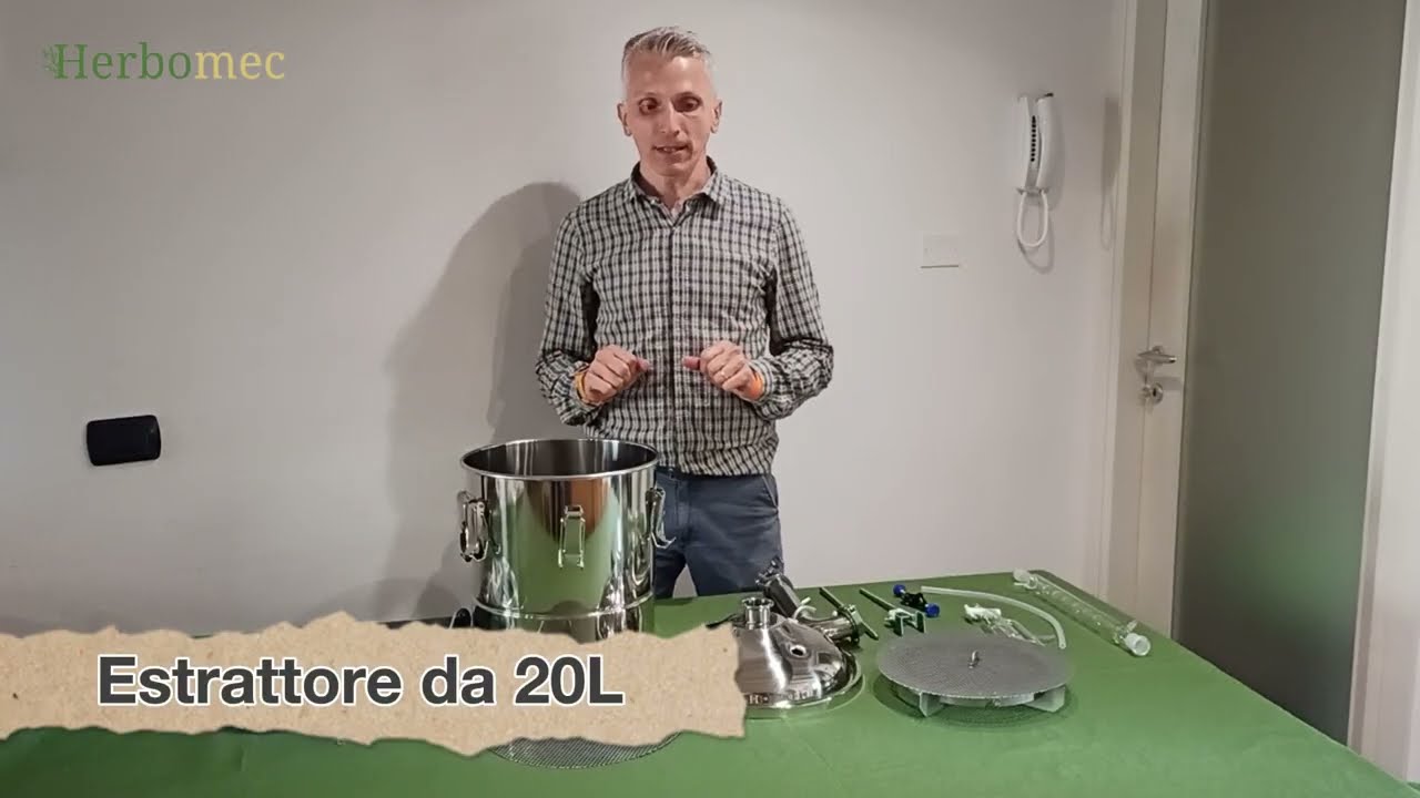 Come montare un distillatore per oli essenziali da 20 L