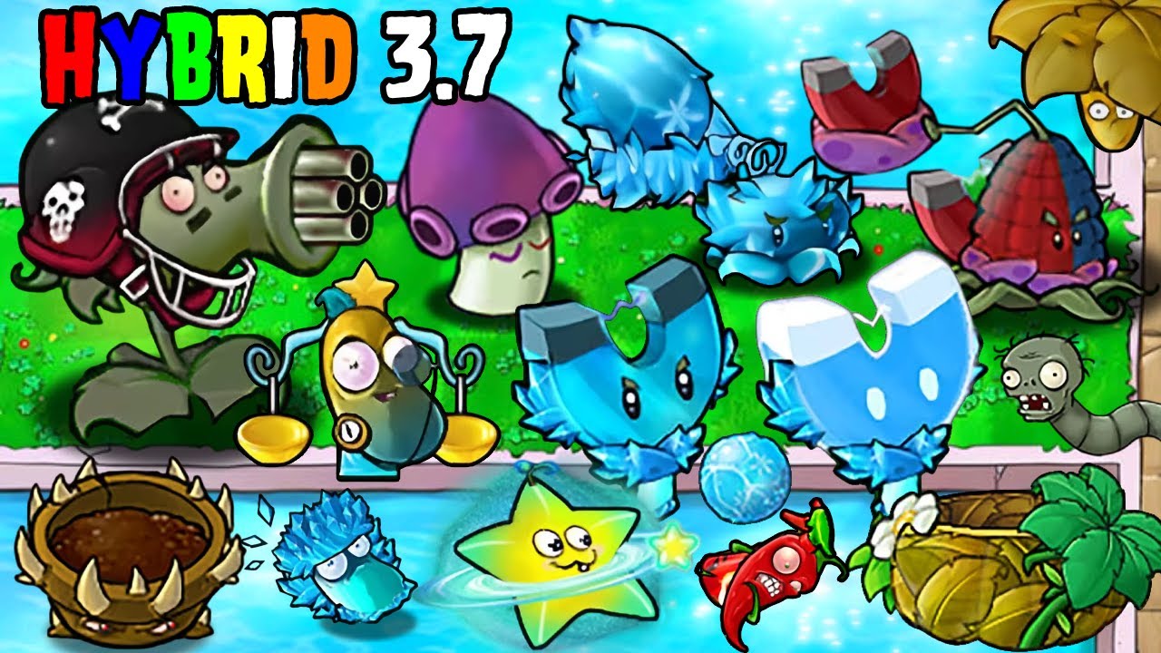 (Gameplay+Link) Plants vs Zombies HYBRID v3.7 Big Update | Game NHP