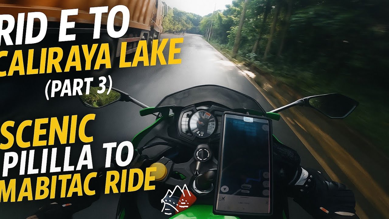 Ride to Caliraya Lake (Part 3) – Scenic Pililia to Mabitac Ride 🌄 | Motorcycle Adventure