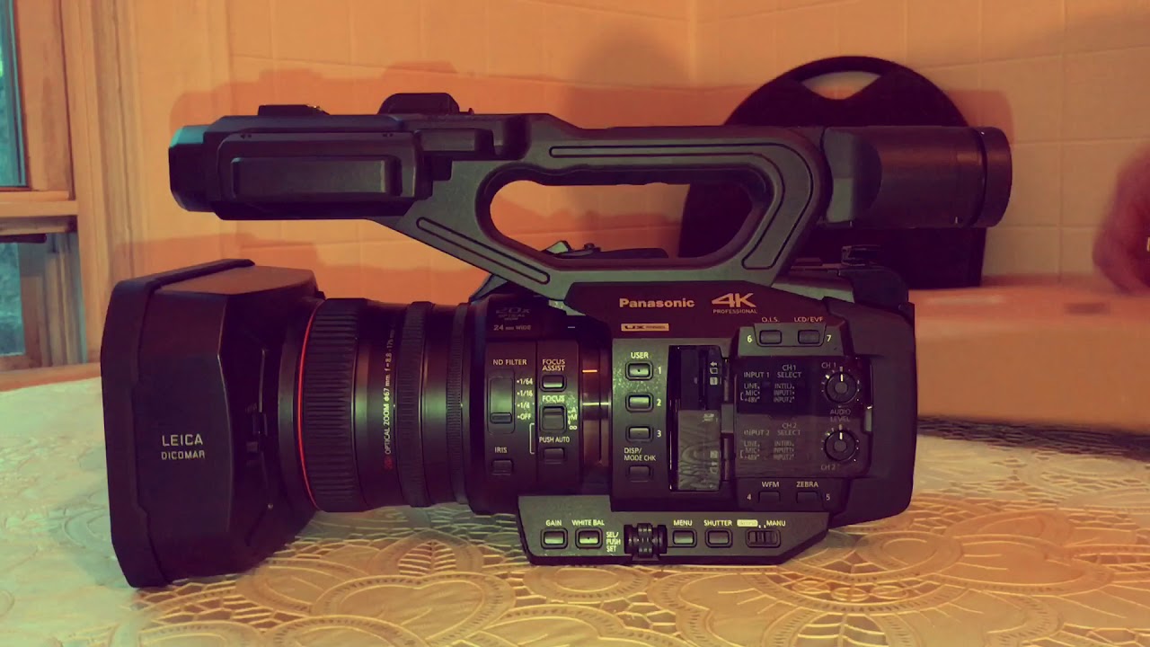 Panasonic AG UX180 unboxing