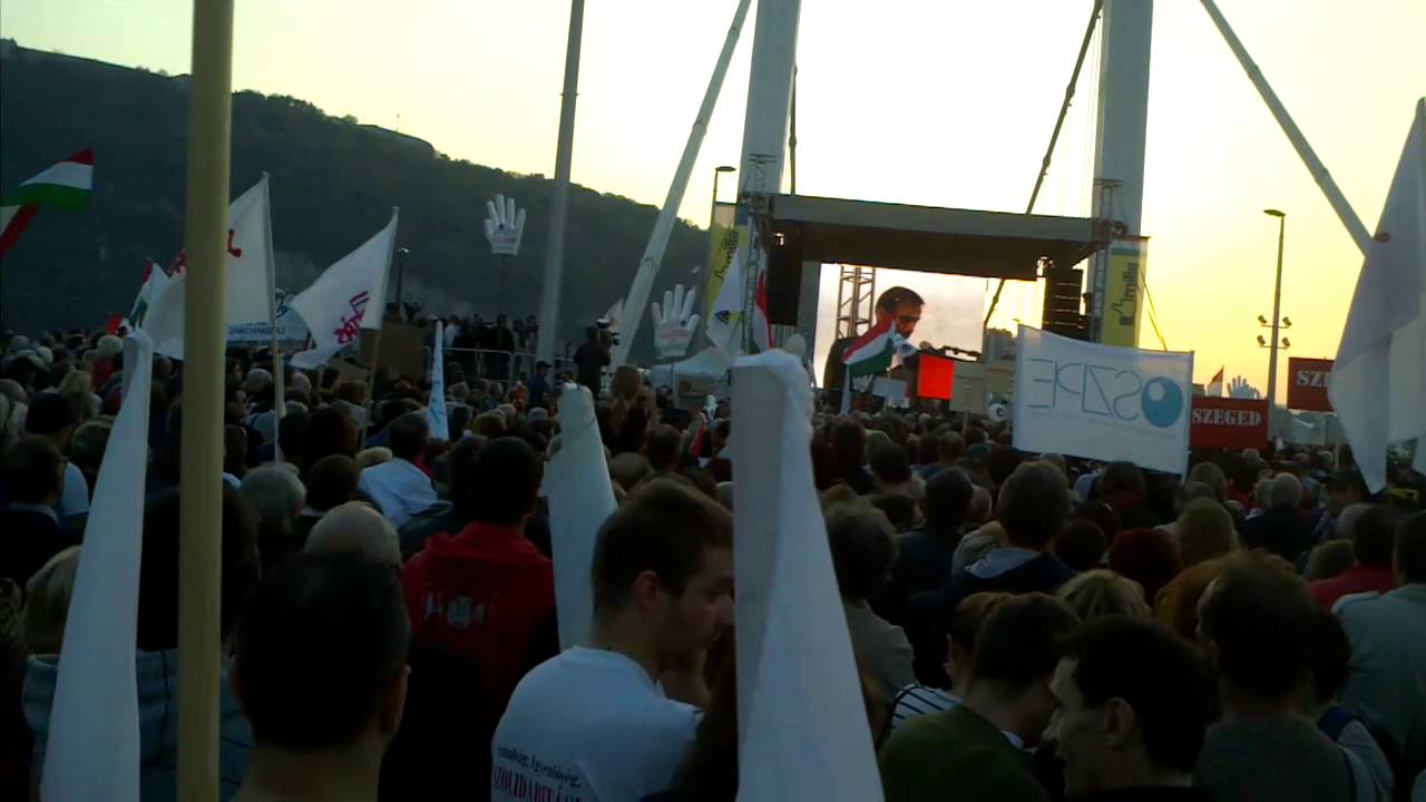 Milla Tüntetés 2012. október 23. - Bajnai Gordon beszéde