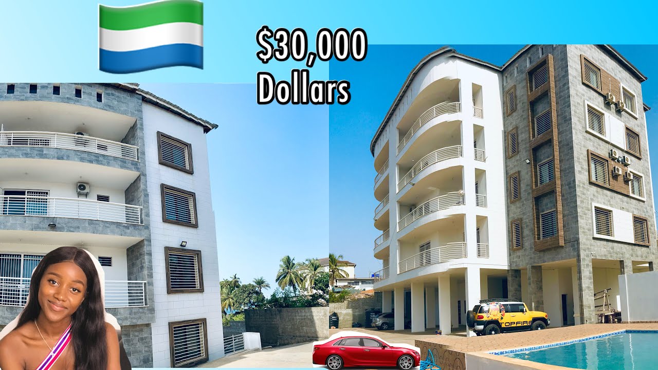 $30,000 Dollar Apartment tour in Sierra Leone 🇸🇱 …..Yearly Rent…