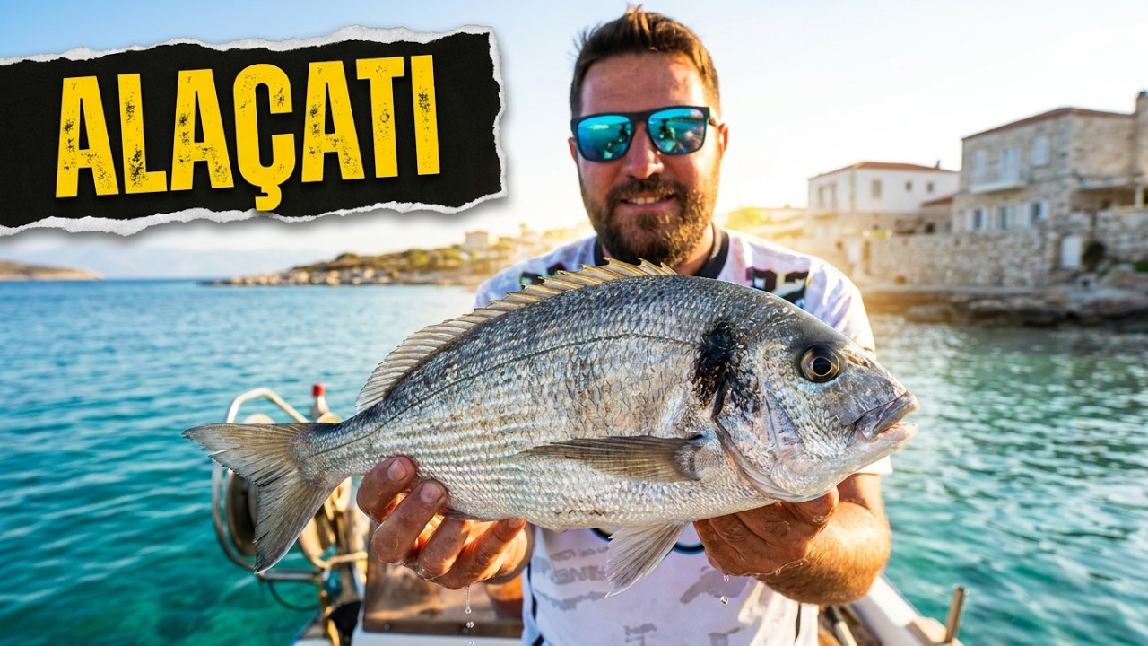Çeşme Alaçatı Balık Avı!!! Tatlı Su İle Tuzlu Suyun Birleştiği o Muhteşem Koy.