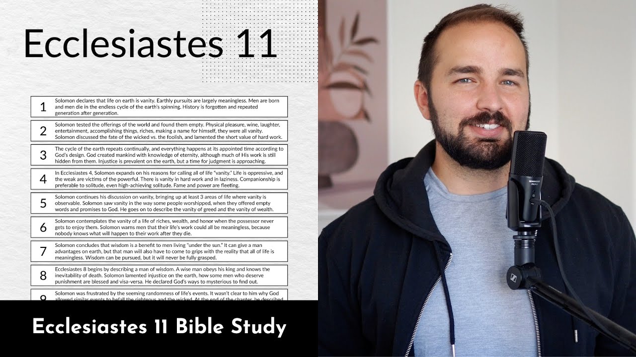 Ecclesiastes 11 - Bible Study and Explanation in 5 Minute