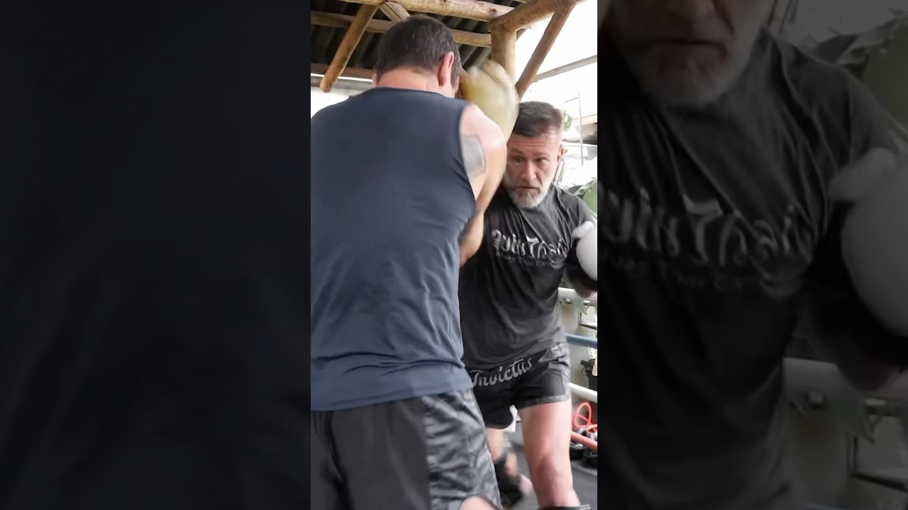 Treino irado com Marfio Canoletti, um ídolo do K1 World Max.