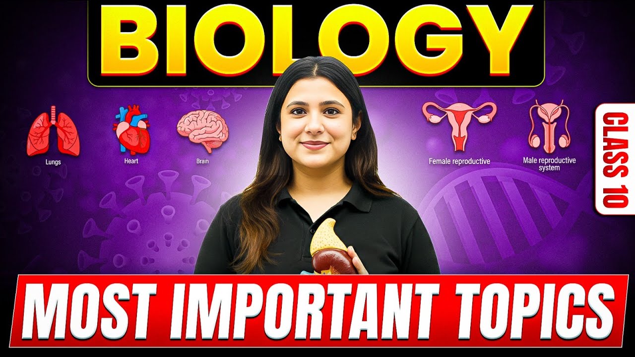 Class 10 ICSE Biology 🔥 Most Important Last-Minute Topics | Must Watch Before Boards!