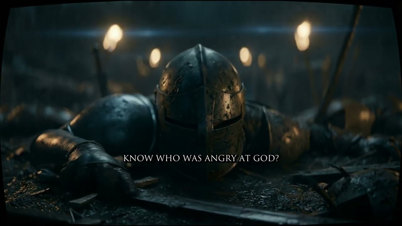 The moment you realized you were angry at God