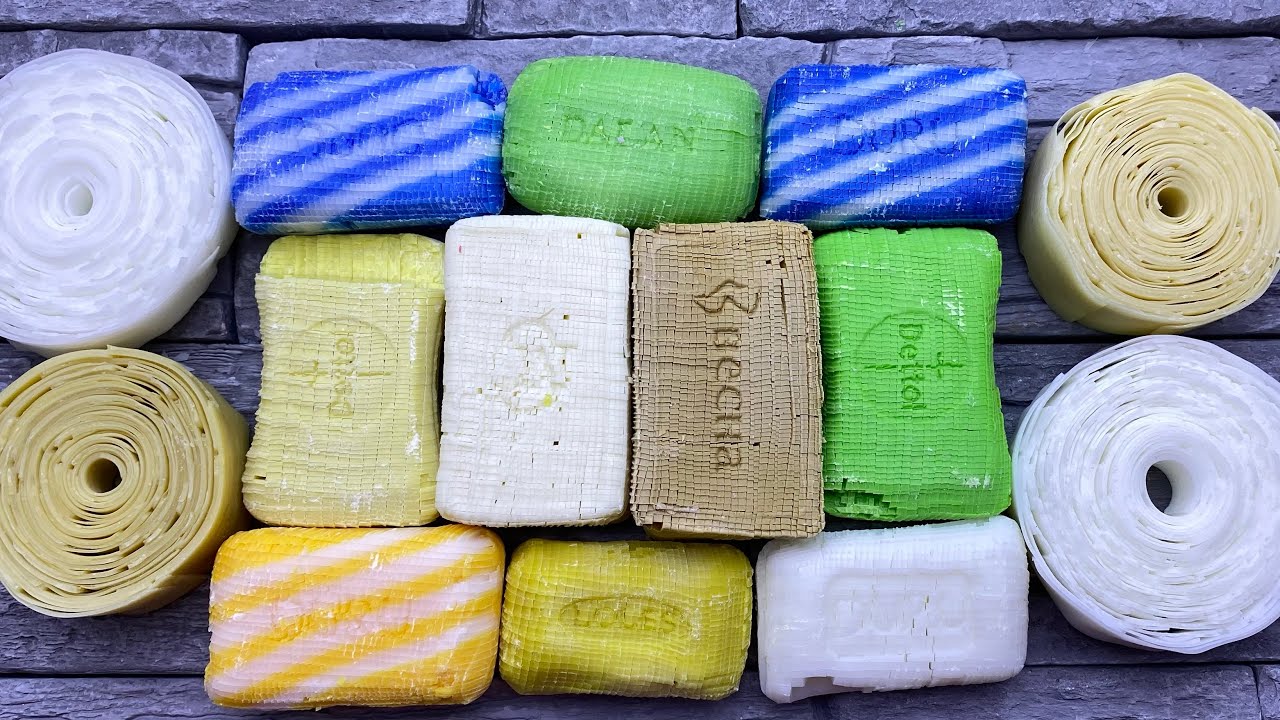 Asmr Soap Cubes. Satisfying Video. Super crunch. No talking.