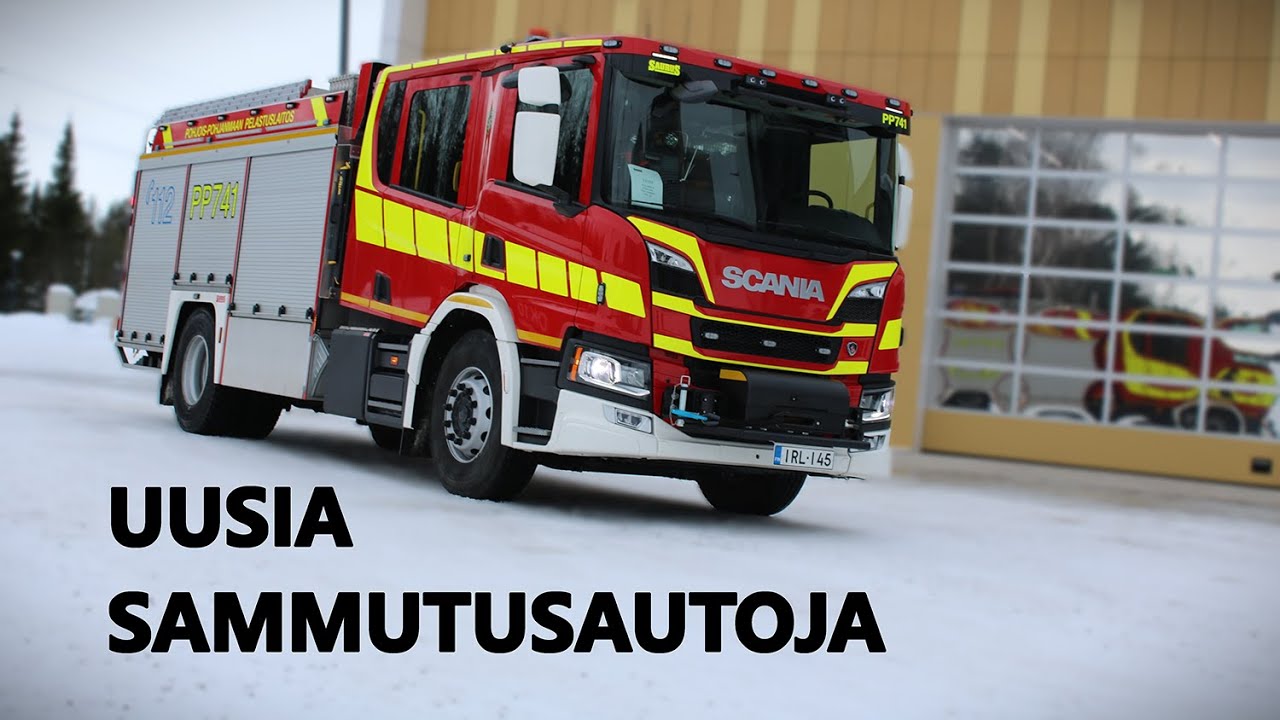 Uusia sammutusautoja! RPP741:n esittely.