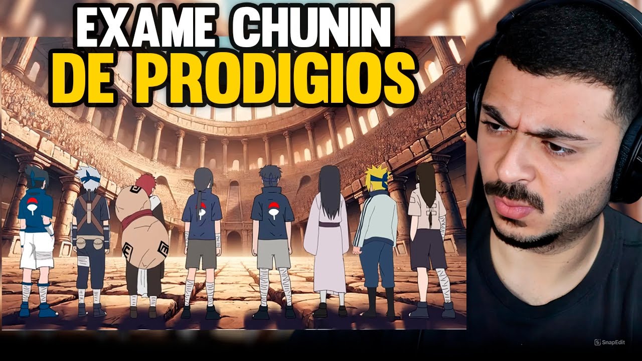 KAMUZ REAGE: EXAME CHUNIN só com PRODÍGIOS de Naruto!