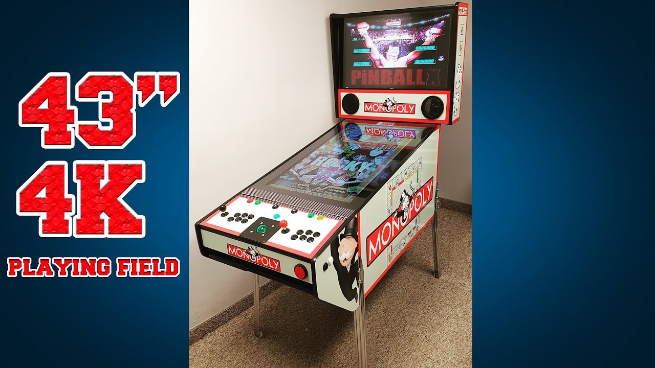 Redesigned Virtual Pinball PLUS Machine with Hyperspin and PinballX