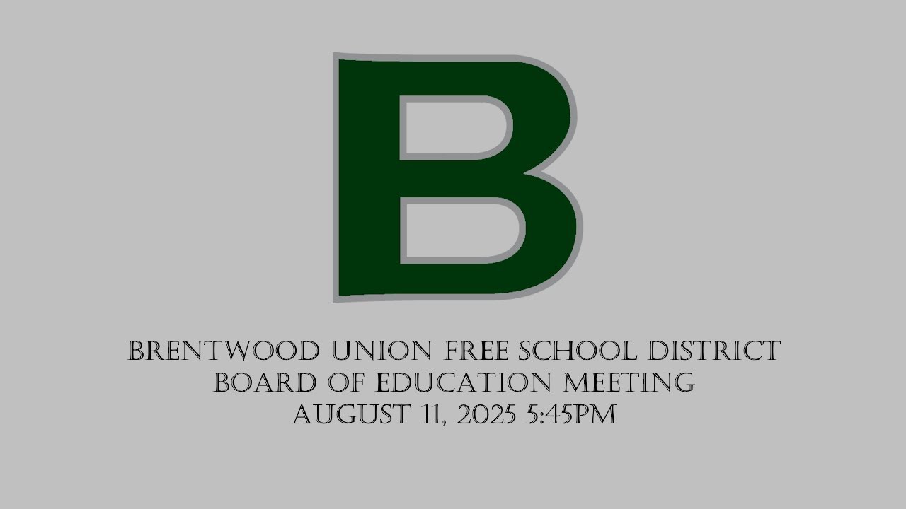 Board of Education Meeting July 17, 2025