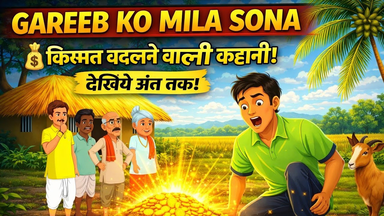 Gareeb Ko Mila Sona | Emotional Hindi Kahani | Moral Story