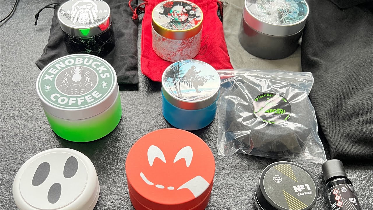 Unboxing off a box full of awsome Carwaxes: Neowax, Waxaddict and HBS
