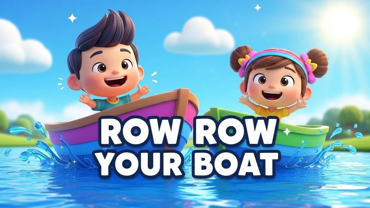 Row Row Row | Fun Nursery Rhyme