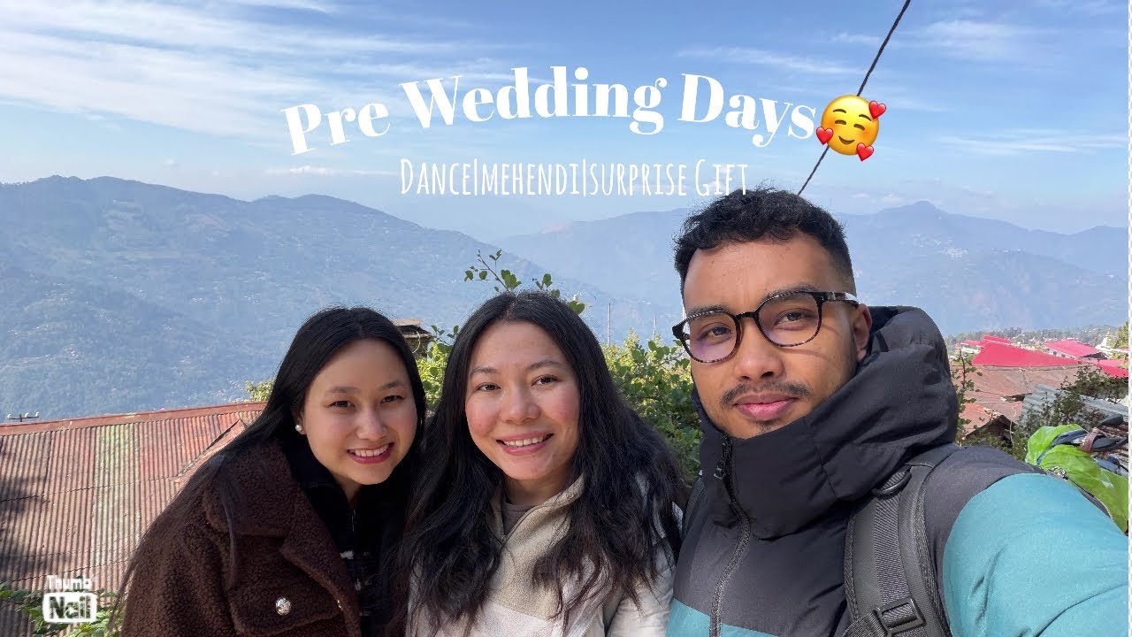 Pre wedding day video | dance practice | mehendi | surprise gift from my dear di vena 