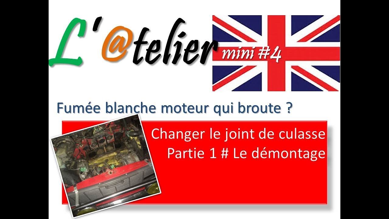 Austin mini #4 changement joint de culasse partie 1#démontage