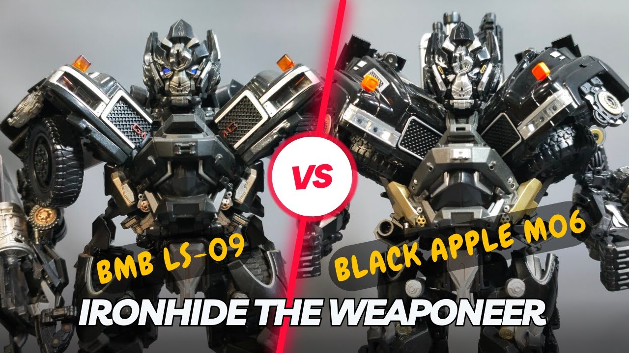 BMB Ironhide LS-09 Black Mamba Weaponeer Vs Iron Hide Black Apple M06