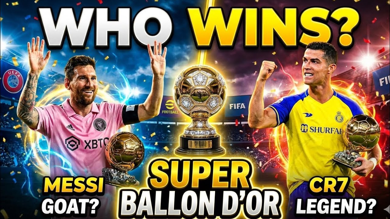 Super ballon D or debate Messi or Ronaldo? Who deserves this award🏆?