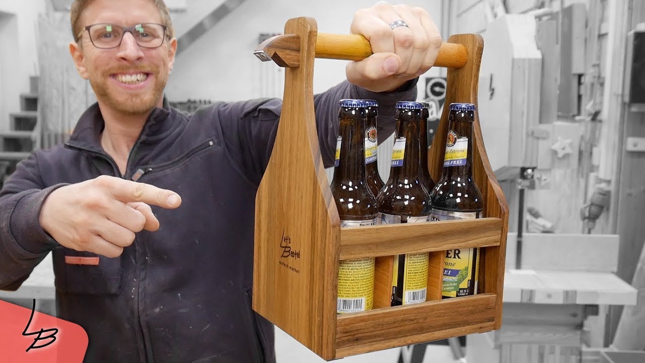 Fräsen mit der Frässchablone | Die Männerhandtasche | Lets Bastel