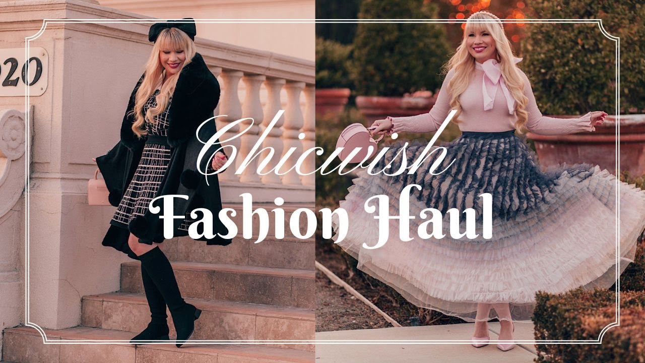 Chicwish Review & Winter Try On Haul | Feminine Coats, Skirts & Dresses