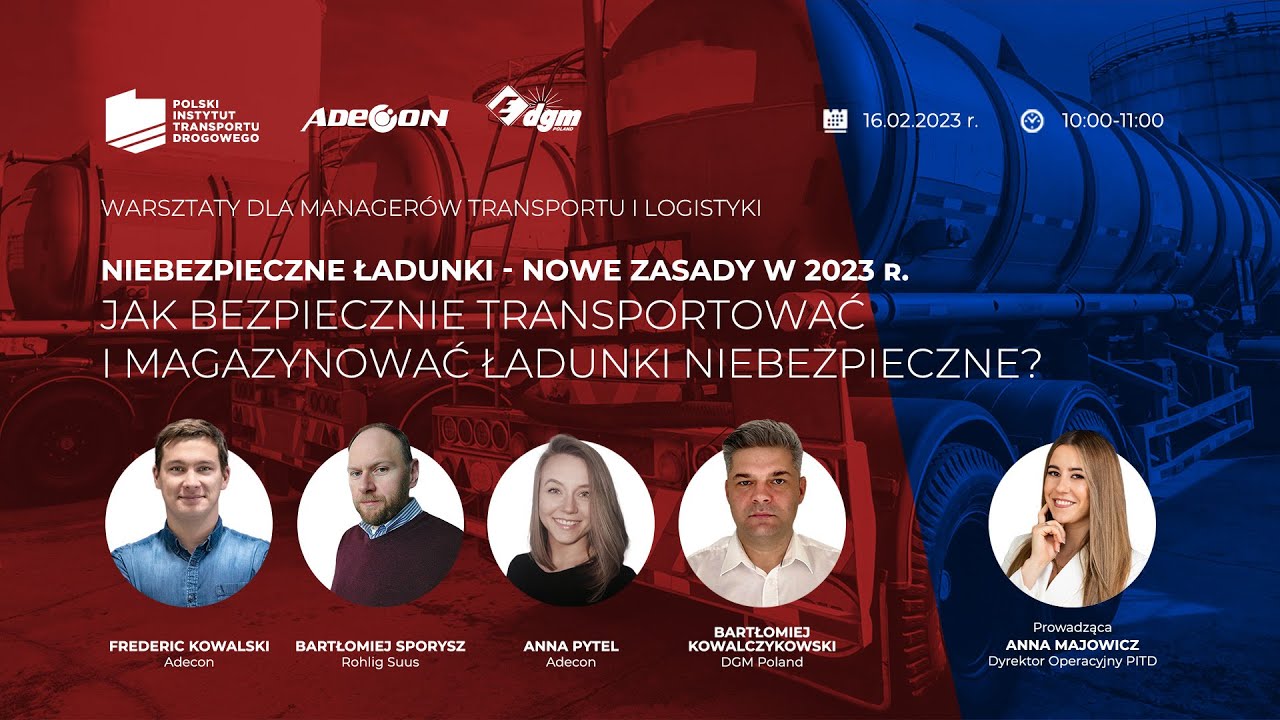 Niebezpieczne ładunki   nowe zasady w 2023 r