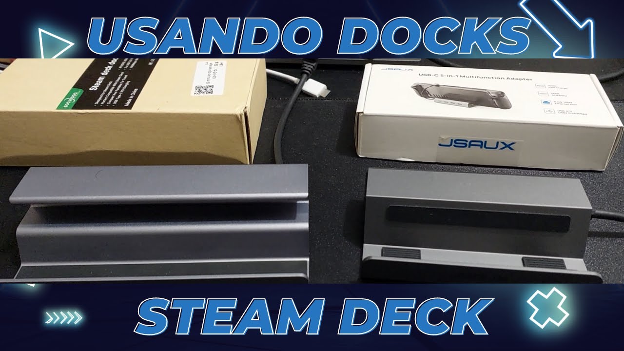 Vale a pena usar DOCK no STEAM DECK? Comparando DOCKS no STEAM DECK!