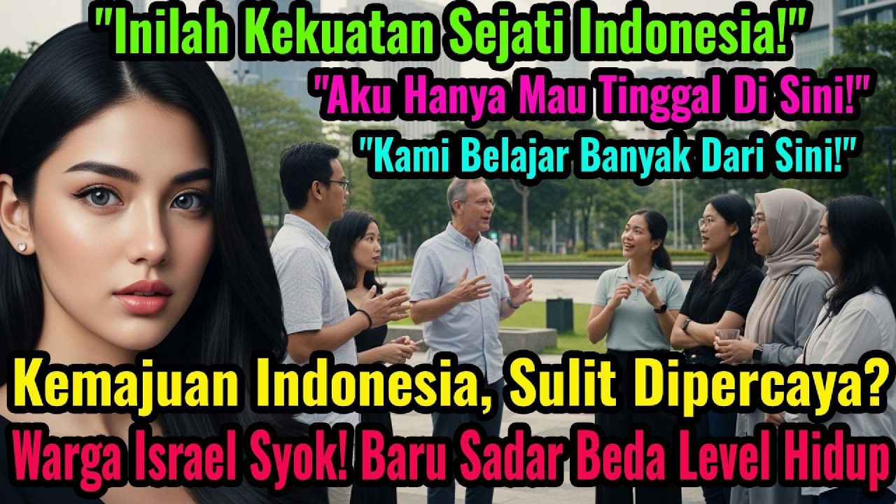 TERUNGKAP! ALASAN 20 ELIT ISRAEL MENANGIS & MEMOHON UNTUK TINGGAL DI INDONESIA.