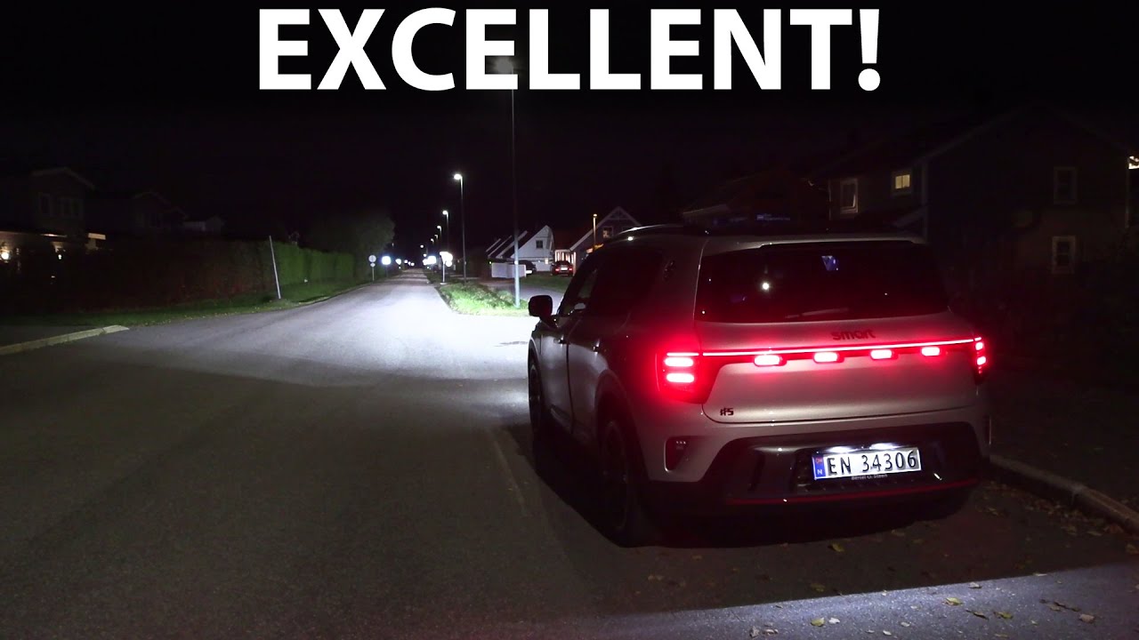 Тест фар Smart #5 Brabus