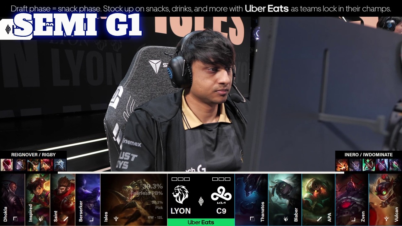 LYON vs C9 - Game 1 | Semi Final S16 LCS Spring 2026 Playoffs | LYON vs Cloud 9 G1 Full Game