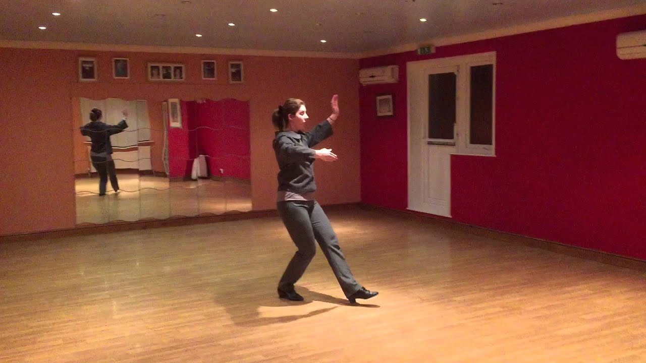 Waltz: Running Spin Turn   Side Cross man