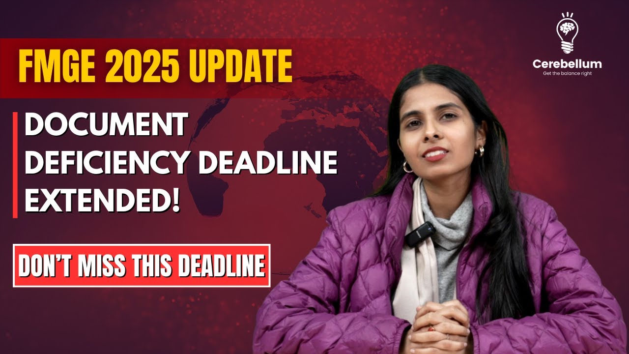 FMGE December 2025: Final Deadline