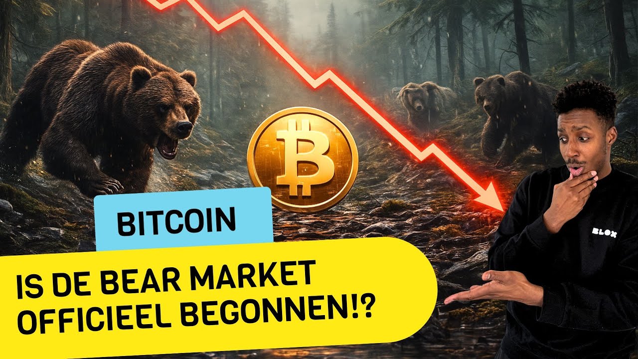 IS DE BEAR MARKET BEGONNEN!? | BITCOIN KOERS DAALT FORS | Crypto nieuws vandaag