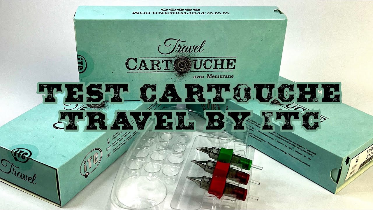 Test et comparatif matériel tatouage : cartouches Travel par ITC Piercing.