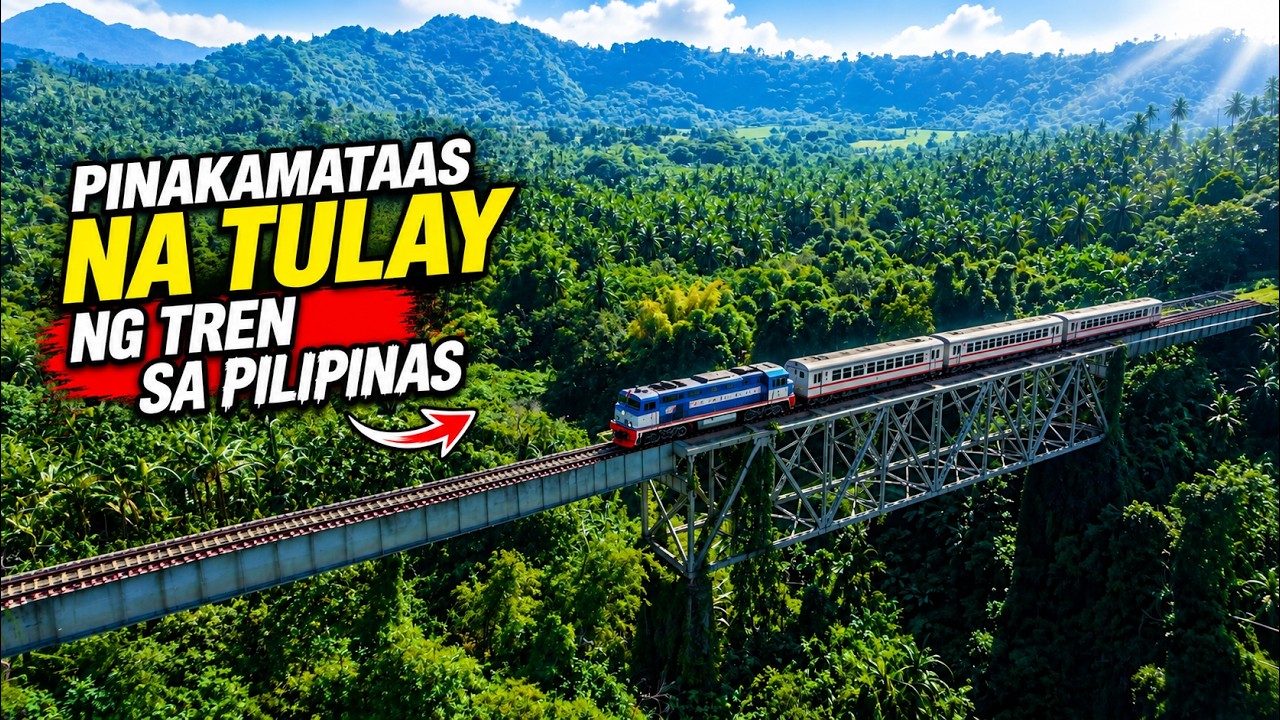 PINAKAMATAAS NA TULAY NG TREN SA PILIPINAS 1923 PA ITO AT WINASAK NG MGA HAPON NOONG WORLD WAR II